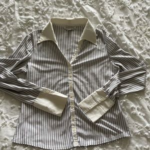 Vintage casual corner dress shirt